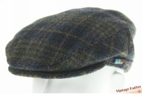 Flatcap Mayser Neptun dark grey and green virgin wool 55 (S) Flatcap Mayser Neptun dark grey and green virgin wool 55 (S)